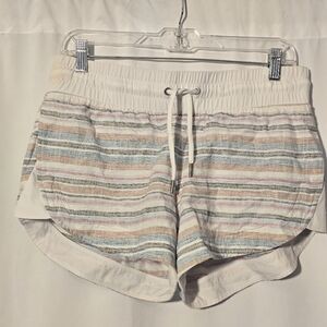 Athleta Linen drawstring shorts with pockets